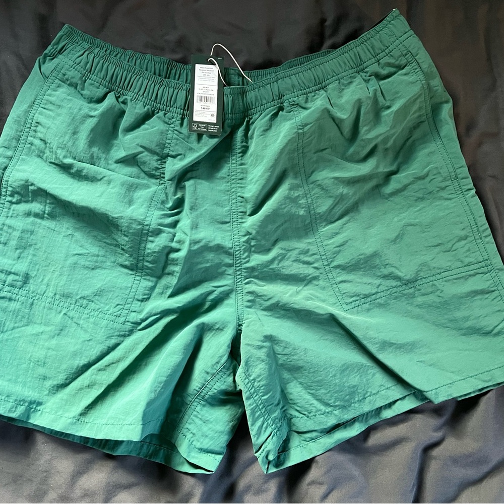 Alpine Design Mens L Water Repellent Pull On Shorts - Enchanted Green
